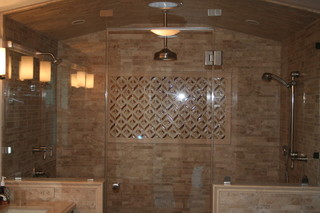 美式风格客厅单身公寓阳台实用卫浴间门装修图片