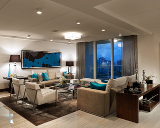 现代美式风格小户型公寓舒适2013简约客厅装修效果图