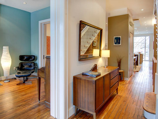 美式风格客厅精装公寓艺术家具房屋过道效果图