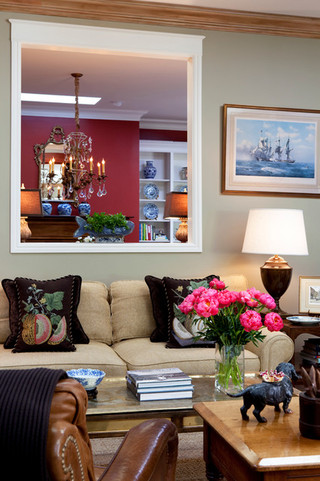 新古典风格卧室一层半小别墅稳重2013客厅窗帘效果图