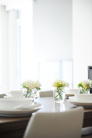 欧式风格家具现代简洁富裕型中式餐厅装潢
