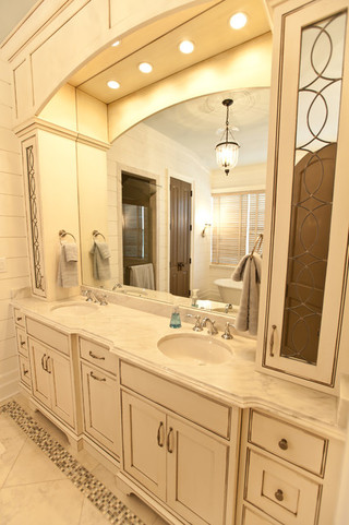 现代简约风格客厅300平别墅简洁品牌浴室柜效果图