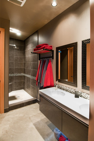 loft风格客厅卧室复式低调奢华2014卫生间设计图