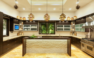 现代东南亚风格2013别墅唯美2013整体厨房设计图