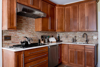 现代简约风格厨房小户型公寓阳台实用4平米厨房装潢