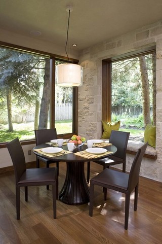 现代简约风格厨房300平别墅低调奢华红木家具餐桌效果图