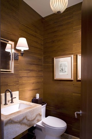 现代简约风格厨房一层半别墅欧式奢华嵌入式浴缸效果图