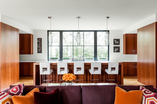 现代简约风格卧室一层别墅低调奢华懒人沙发图片