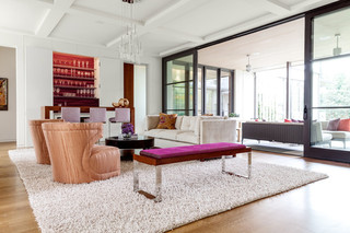 现代简约风格3层别墅欧式奢华懒人沙发效果图