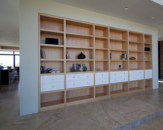 现代简约风格卧室简洁开放式厨房收纳柜效果图