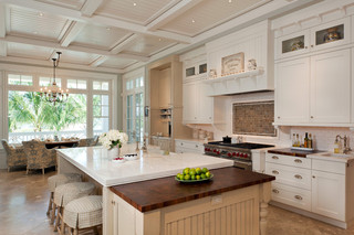 舒适白色简欧风格欧式开放式厨房橱柜定制