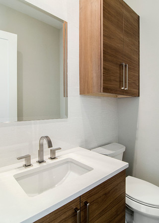 现代简约风格卫生间单身公寓现代时尚客厅卫生间台盆效果图