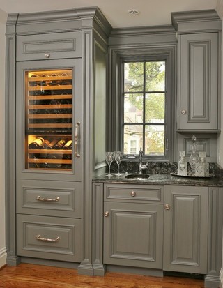 新古典风格奢华2平米厨房橱柜设计图
