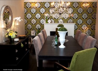 新古典风格卧室酒店式公寓舒适家用餐桌图片