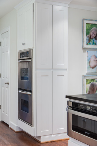 大方简洁客厅白色家居欧式开放式厨房装修图片