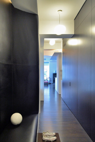 现代简约风格卧室单身公寓时尚简约客厅走廊吊顶效果图