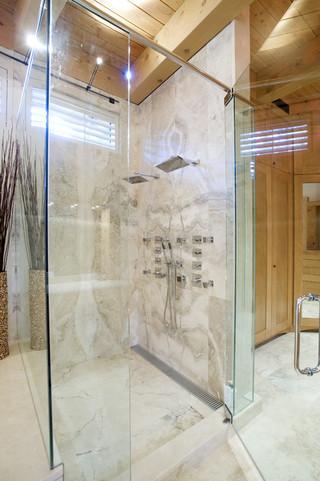 酒店式公寓低调奢华卫生间淋浴房设计图