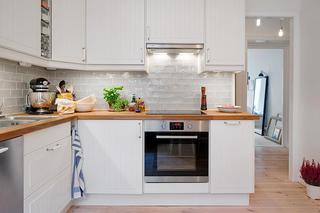现代简约风格小户型舒适白色厨房装修