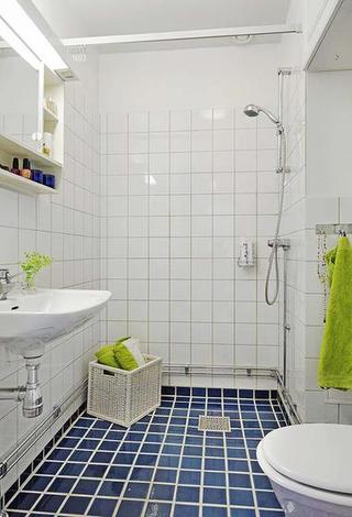 北欧风格公寓时尚整体卫浴设计