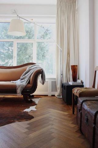 现代简约风格单身公寓简洁客厅效果图