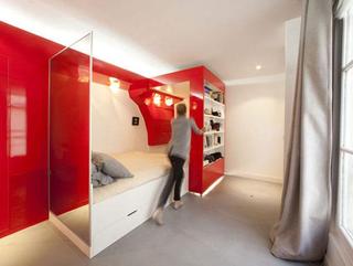 红巢，巴黎23平米小公寓