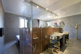现代简约风格一居室简洁整体卫浴设计图纸