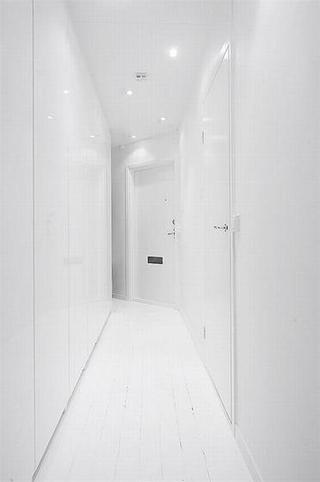 简约风格小户型简洁白色走廊设计图