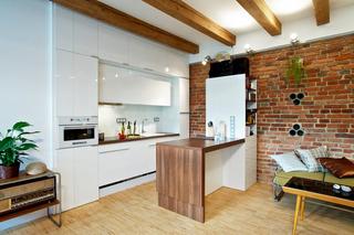 现代简约风格单身公寓简洁厨房设计图纸