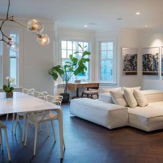 现代简约风格公寓简洁客厅改造