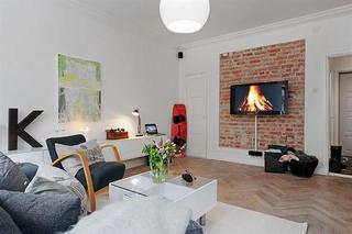 北欧风格小户型舒适客厅设计图纸