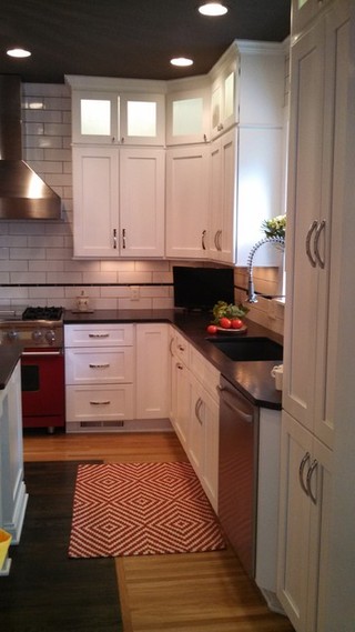 大户型舒适小户型开放式厨房橱柜图片