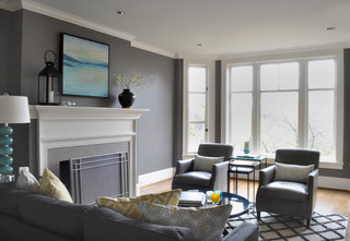 现代简约风格卫生间小户型公寓舒适灰色窗帘装修效果图