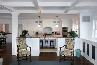 三层别墅及大气白色简欧风格2014厨房吊顶设计图