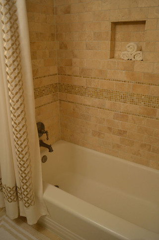 现代美式风格2014年别墅低调奢华嵌入式浴缸图片