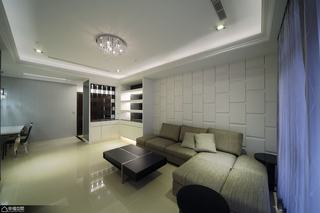 简约风格公寓舒适沙发背景墙设计