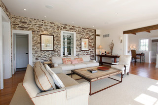 现代简约风格一层半小别墅艺术功能沙发效果图