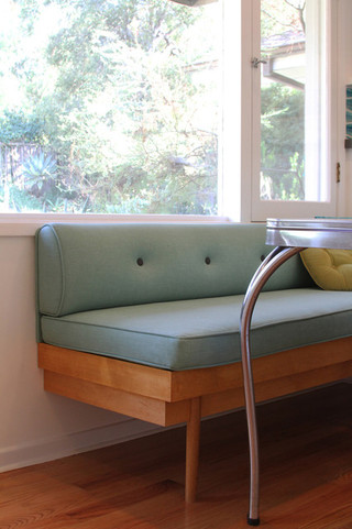 现代简约风格客厅艺术家具豪华型单人沙发床图片