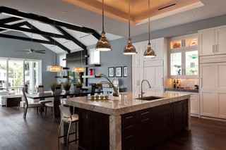 混搭风格一层半别墅豪华2012家装厨房设计图
