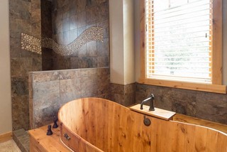 新古典风格200平米别墅古典家居品牌按摩浴缸效果图