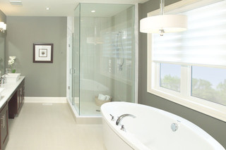 现代简约风格客厅小户型公寓浪漫卧室浴缸图片