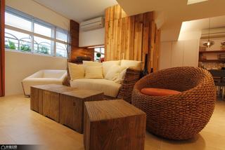 简约风格舒适沙发旧房改造家装图