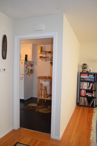 现代简约风格厨房单身公寓小清新卧室书桌效果图