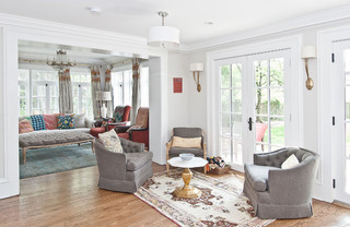 现代简约风格客厅35平米小清新两用沙发床图片