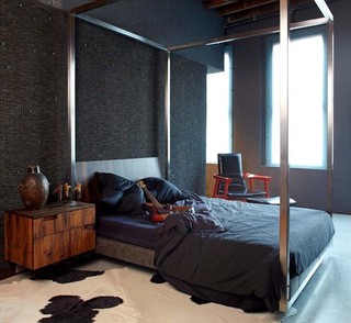 新古典风格卧室艺术家具豪华型2012卧室装修图片