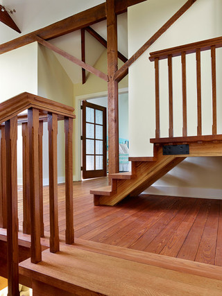 欧式风格家具复式室内豪华卧室实木楼梯效果图