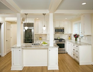 现代简约风格小清新富裕型厨房地板图片