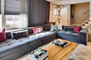 北欧风格2014年别墅豪华现代简约窗帘图片