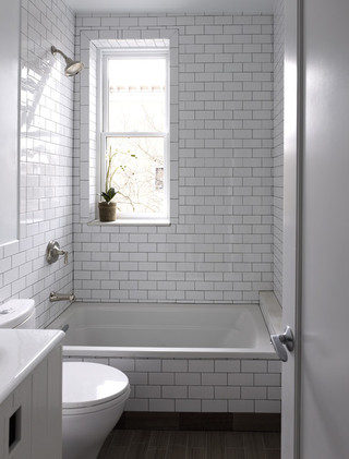 现代简约风格小清新富裕型卫浴间瓷砖设计图