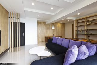 北欧风格公寓舒适沙发背景墙装修效果图