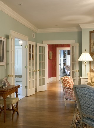 美式风格客厅三层小别墅浪漫卧室三维扣板门头效果图